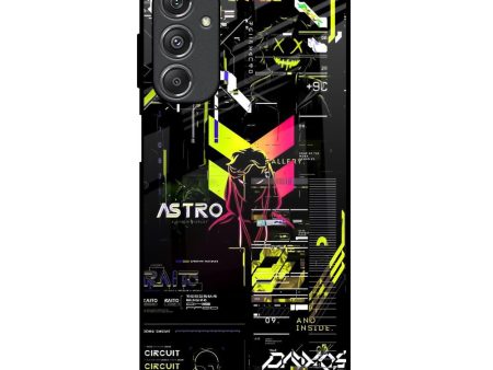 Astro Glitch Glass Case for Samsung Galaxy M34 5G Sale