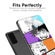 Anime Sketch Glass Case for Xiaomi Redmi K20 Fashion