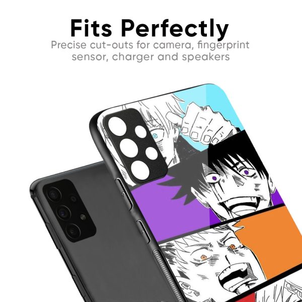 Anime Sketch Glass Case for Oppo F19 Pro on Sale