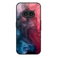 Blue & Red Smoke Glass Case for Nothing Phone 2a 5G Sale