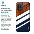 Bold Stripes Glass Case for Oppo F19 Pro For Cheap