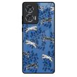 Blue Cheetah Glass Case for Motorola Edge 50 Fusion 5G Online Sale