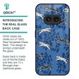 Blue Cheetah Glass Case for Nothing Phone 2a Plus For Cheap