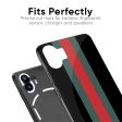 Vertical Stripes Glass Case for Nothing Phone 2a Plus Online now