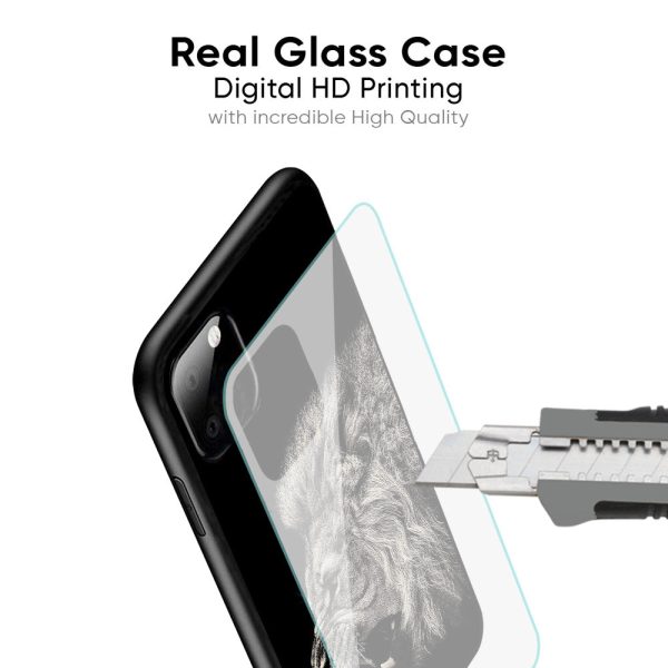 Brave Lion Glass Case for Nothing Phone 2a Plus Fashion