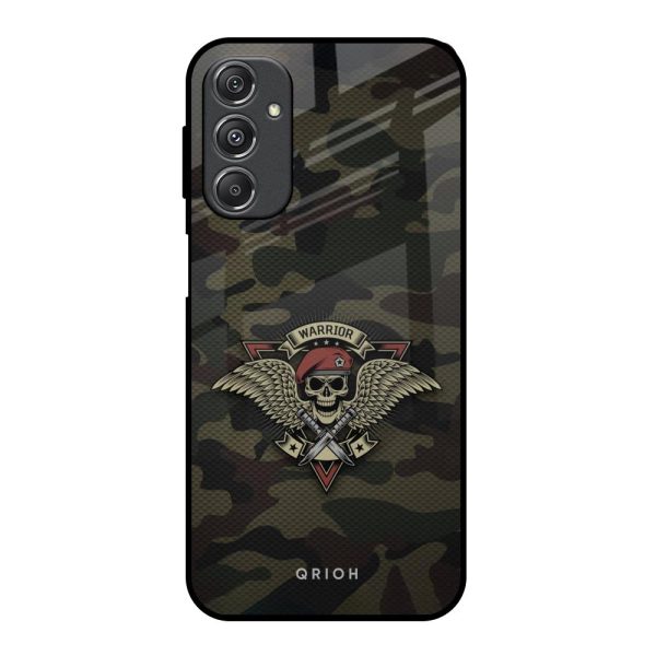 Army Warrior Glass Case for Samsung Galaxy M34 5G Online Hot Sale