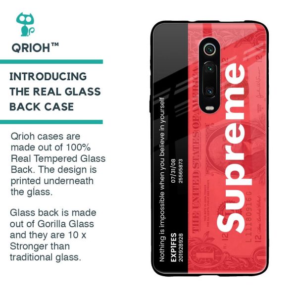 Supreme Ticket Glass Case for Xiaomi Redmi K20 Online now