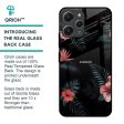 Tropical Art Flower Glass Case for Redmi 12 Fashion