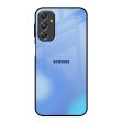 Vibrant Blue Texture Glass Case for Samsung Galaxy M34 5G For Sale