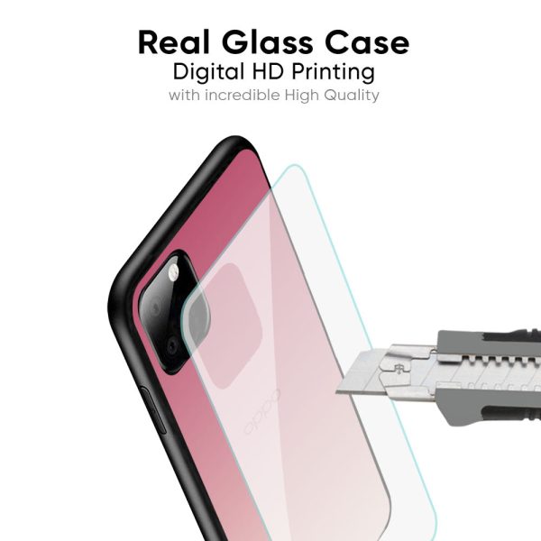 Blooming Pink Glass Case for Oppo F19 Pro For Cheap