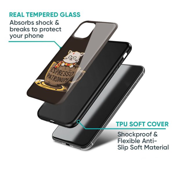 Tea With Kitty Glass Case For Samsung Galaxy M34 5G on Sale