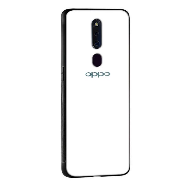 Arctic White Glass Case for Oppo F19 Pro Online now