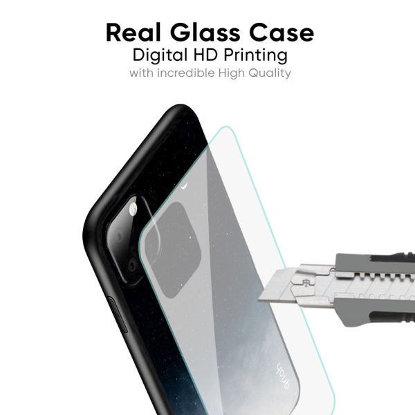 Black Aura Glass Case for Samsung Galaxy M34 5G Fashion