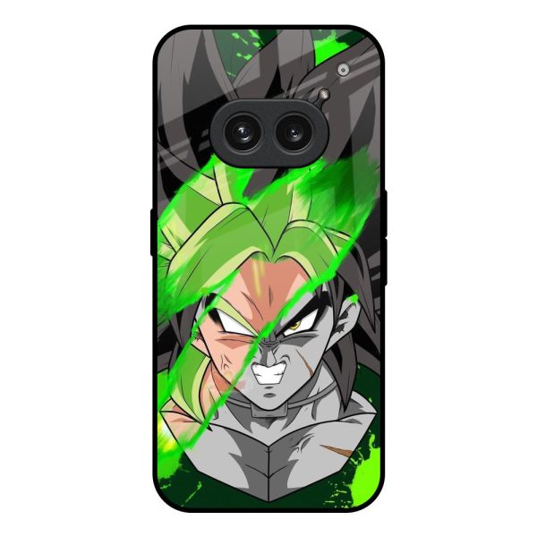 Anime Green Splash Glass Case for Nothing Phone 2a 5G Online Hot Sale