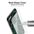 Abstract Green Glass Case For Oppo F19 Pro Sale