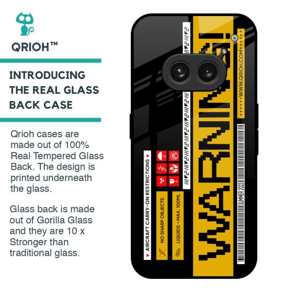 Aircraft Warning Glass Case for Nothing Phone 2a Plus Fashion