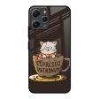 Tea With Kitty Glass Case For Redmi 12 Online Sale