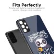 Struggling Panda Glass Case for Samsung Galaxy F34 5G Cheap