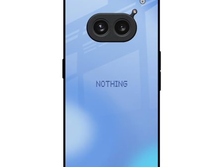 Vibrant Blue Texture Glass Case for Nothing Phone 2a Plus Fashion