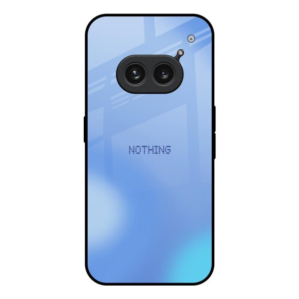 Vibrant Blue Texture Glass Case for Nothing Phone 2a Plus Fashion