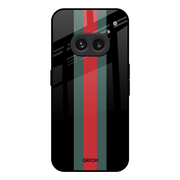 Vertical Stripes Glass Case for Nothing Phone 2a 5G For Discount