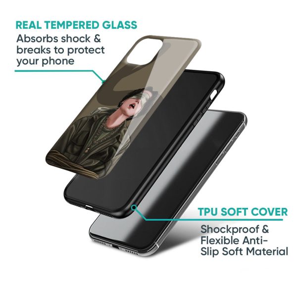 Blind Fold Glass Case for Samsung Galaxy M34 5G on Sale