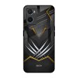 Black Warrior Glass Case for Oppo A96 Cheap