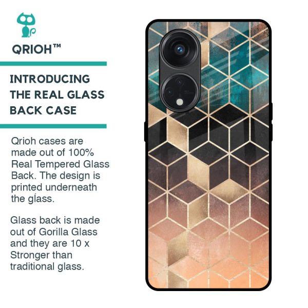 Bronze Texture Glass Case for Oppo Reno8T 5G Hot on Sale