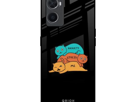 Anxiety Stress Glass Case for Oppo A36 Fashion