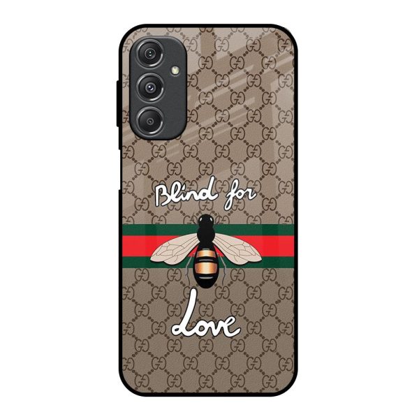 Blind For Love Glass Case for Samsung Galaxy M34 5G Fashion