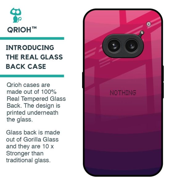 Wavy Pink Pattern Glass Case for Nothing Phone 2a Plus For Cheap