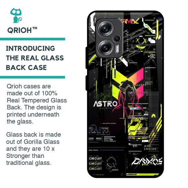 Astro Glitch Glass Case for Redmi K50i 5G For Sale