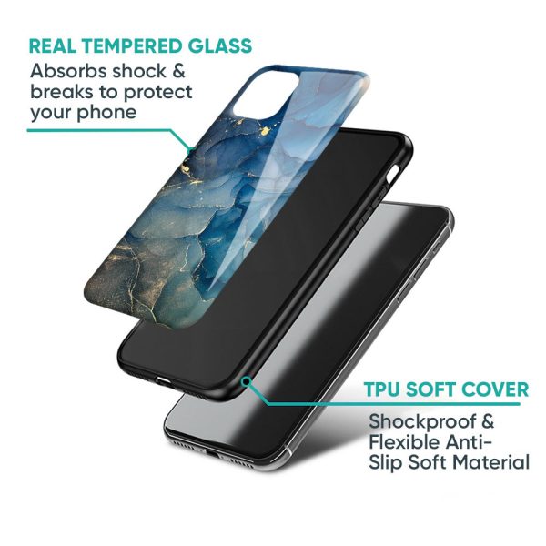 Blue Cool Marble Glass Case for Nothing Phone 2a 5G Online Hot Sale