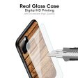 Wooden Planks Glass Case for Oppo F19 Pro Sale