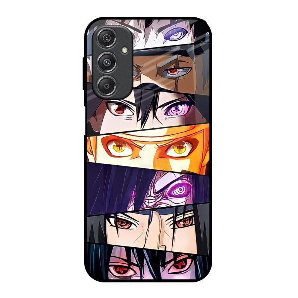 Anime Eyes Glass Case for Samsung Galaxy M34 5G on Sale