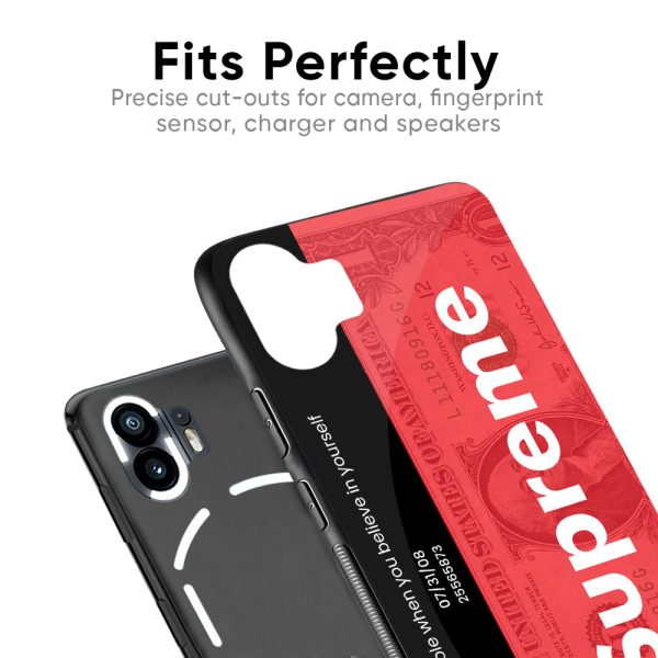 Supreme Ticket Glass Case for Nothing Phone 2a Plus Fashion