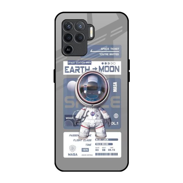 Space Flight Pass Glass Case for Oppo F19 Pro Online Hot Sale