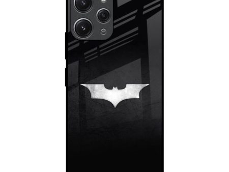 Super Hero Logo Glass Case for Redmi 12 Online Hot Sale