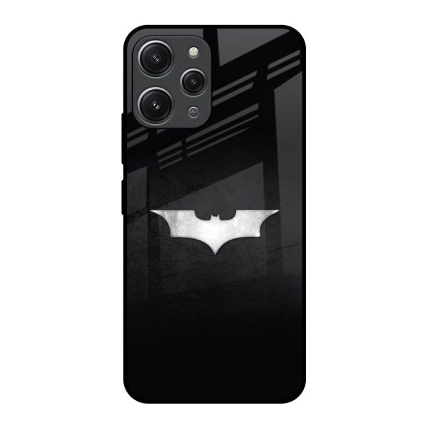 Super Hero Logo Glass Case for Redmi 12 Online Hot Sale