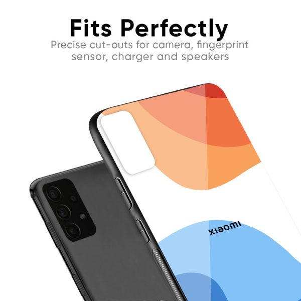 Wavy Color Pattern Glass Case for Xiaomi Redmi K20 For Cheap