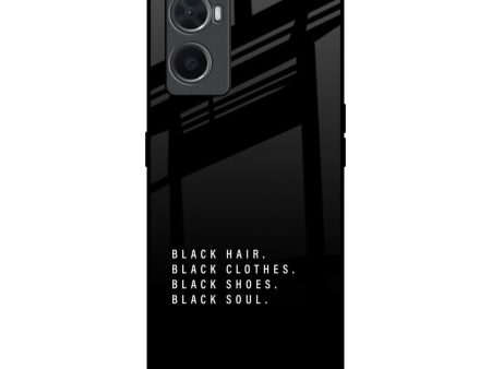 Black Soul Glass Case for Oppo A36 on Sale