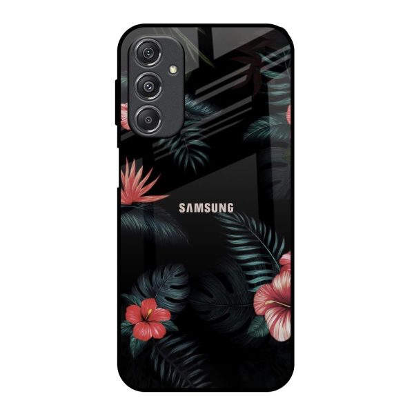 Tropical Art Flower Glass Case for Samsung Galaxy M34 5G Discount