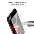 Red Angry Lion Glass Case for Samsung Galaxy M34 5G For Sale