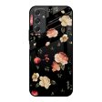 Black Spring Floral Glass Case for Samsung Galaxy F34 5G Hot on Sale