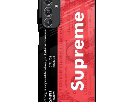 Supreme Ticket Glass Case for Samsung Galaxy M34 5G For Discount