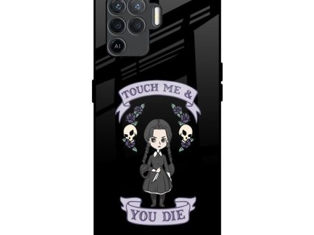 Touch Me & You Die Glass Case for Oppo F19 Pro For Sale