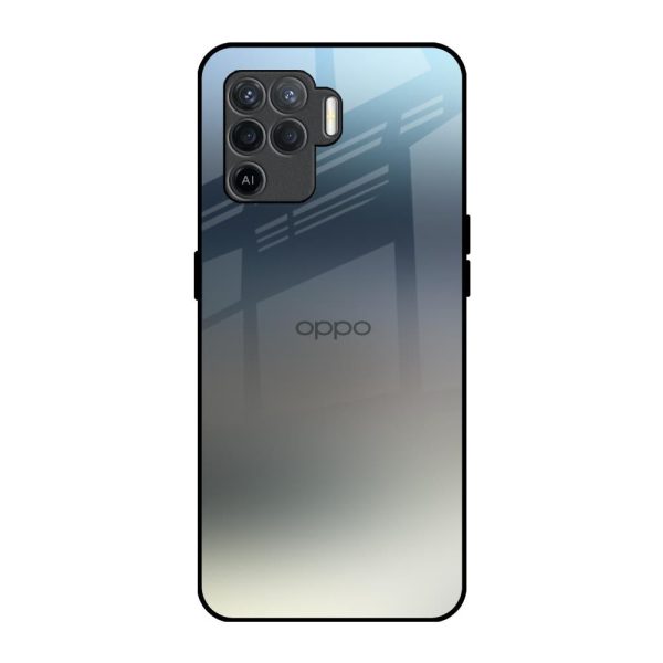 Tricolor Ombre Glass Case for Oppo F19 Pro For Discount