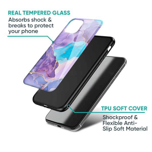 Alcohol ink Marble Glass Case for Oppo F19 Pro on Sale