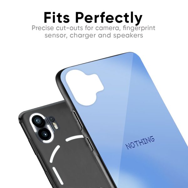 Vibrant Blue Texture Glass Case for Nothing Phone 2a 5G Hot on Sale