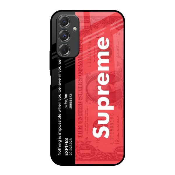 Supreme Ticket Glass Case for Samsung Galaxy F34 5G Online now